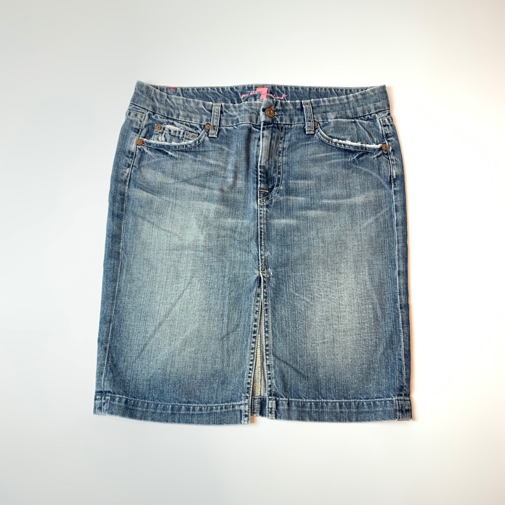 7 For All Mankind denim skirt women’s size 29